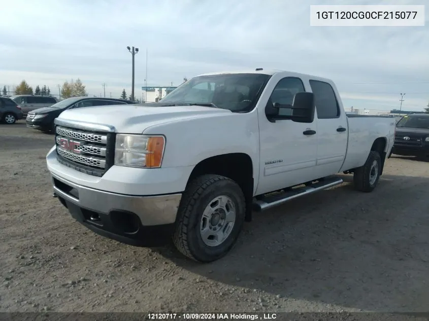 2012 GMC Sierra 2500Hd VIN: 1GT120CG0CF215077 Lot: 12120717