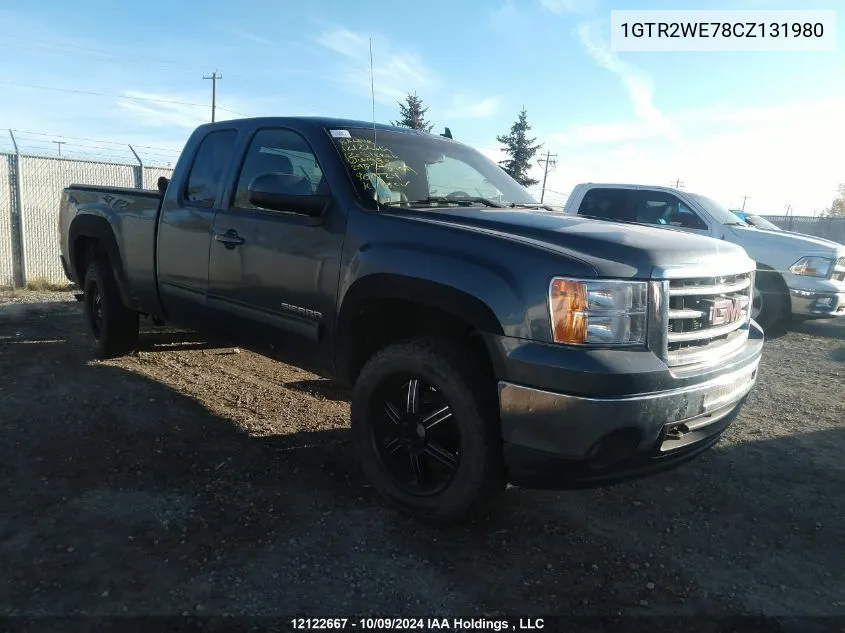 2012 GMC Sierra 1500 VIN: 1GTR2WE78CZ131980 Lot: 12122667