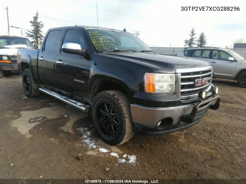 2012 GMC Sierra 1500 VIN: 3GTP2VE7XCG288296 Lot: 12145975