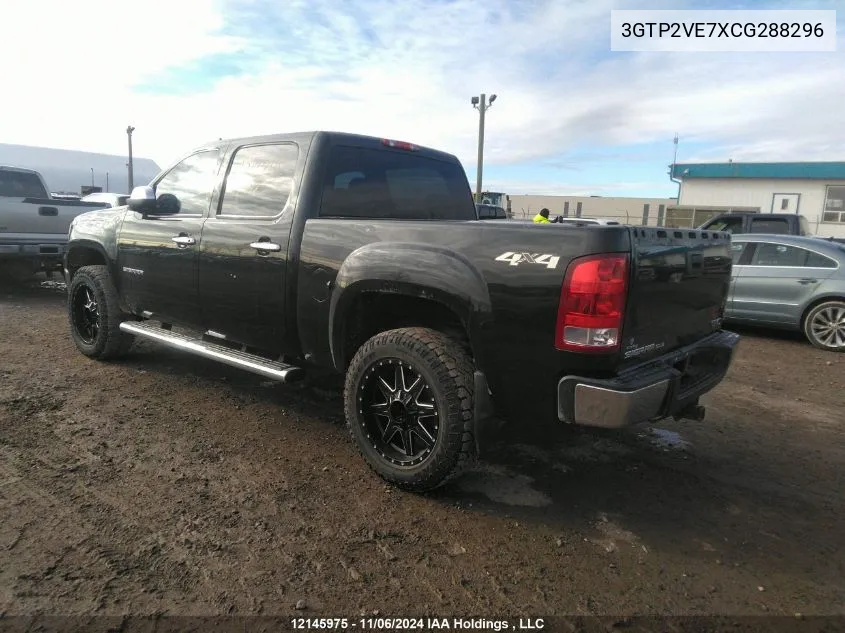 2012 GMC Sierra 1500 VIN: 3GTP2VE7XCG288296 Lot: 12145975