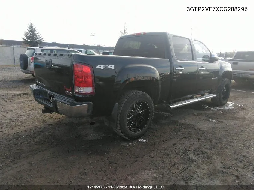 2012 GMC Sierra 1500 VIN: 3GTP2VE7XCG288296 Lot: 12145975