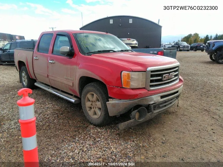 2012 GMC Sierra K1500 Slt VIN: 3GTP2WE76CG232300 Lot: 30046577