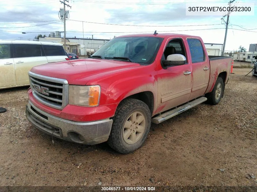 2012 GMC Sierra K1500 Slt VIN: 3GTP2WE76CG232300 Lot: 30046577