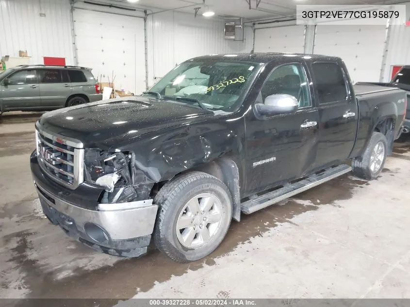 2012 GMC Sierra 1500 Sle VIN: 3GTP2VE77CG195879 Lot: 39327228