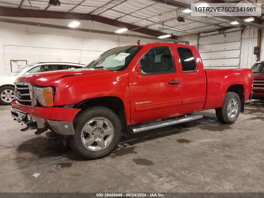 2012 GMC Sierra 1500 Sle VIN: 1GTR2VE75CZ341561 Lot: 39456549