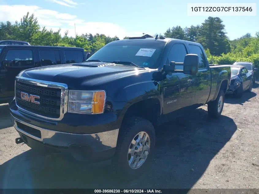 1GT12ZCG7CF137546 2012 GMC Sierra 2500Hd Work Truck