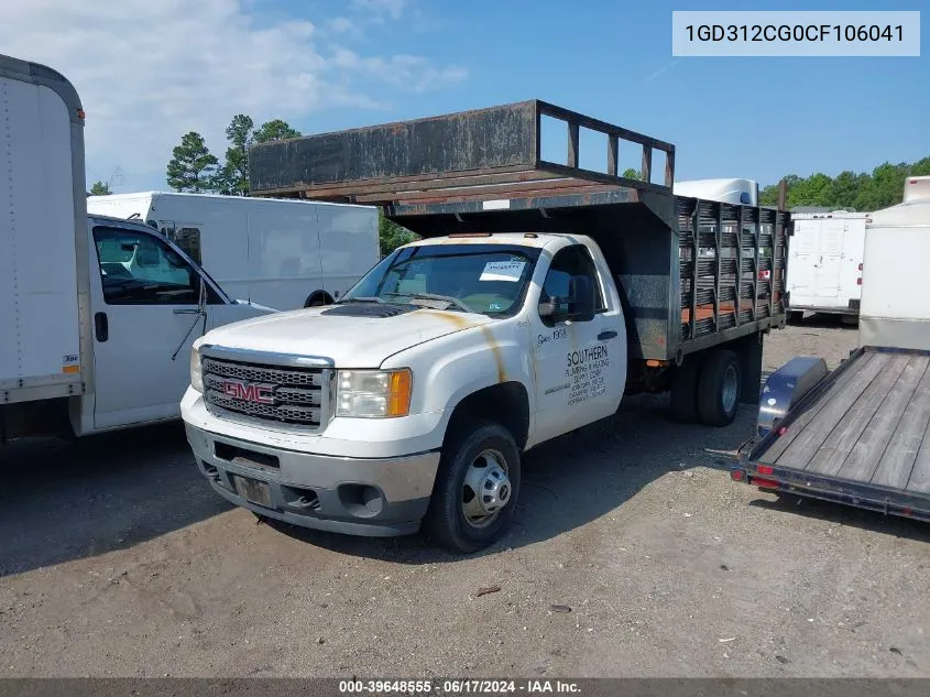 1GD312CG0CF106041 2012 GMC Sierra 3500Hd Chassis Work Truck