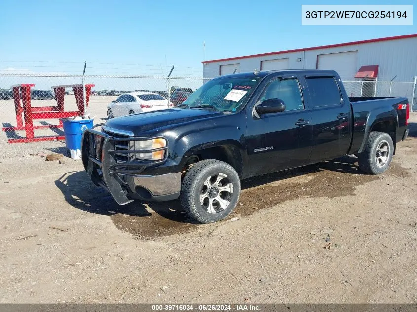 2012 GMC Sierra 1500 Slt VIN: 3GTP2WE70CG254194 Lot: 39716034