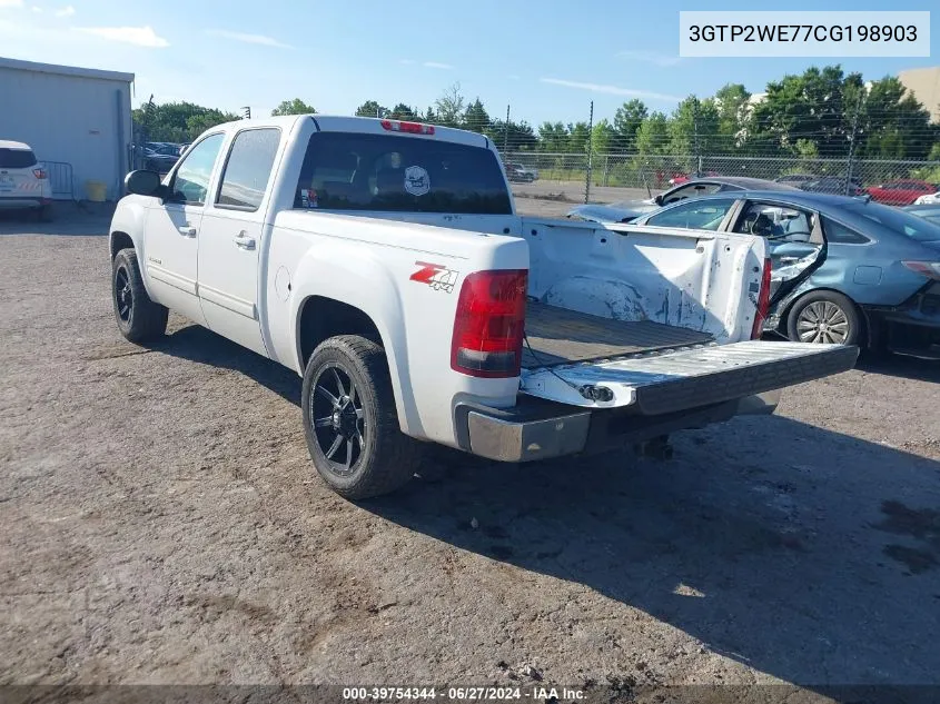 3GTP2WE77CG198903 2012 GMC Sierra K1500 Slt