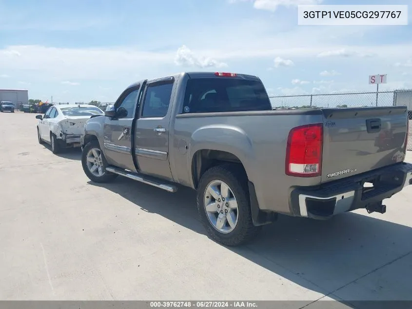 2012 GMC Sierra 1500 Sle VIN: 3GTP1VE05CG297767 Lot: 39762748