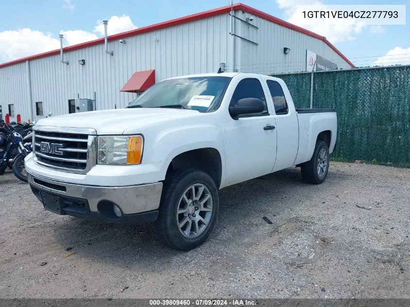 2012 GMC Sierra 1500 Sle VIN: 1GTR1VE04CZ277793 Lot: 39809460