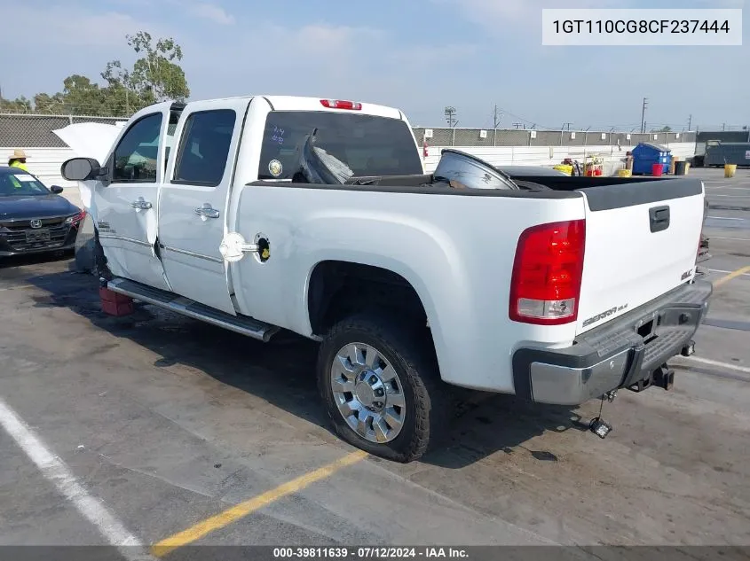 2012 GMC Sierra 2500Hd Sle VIN: 1GT110CG8CF237444 Lot: 39811639