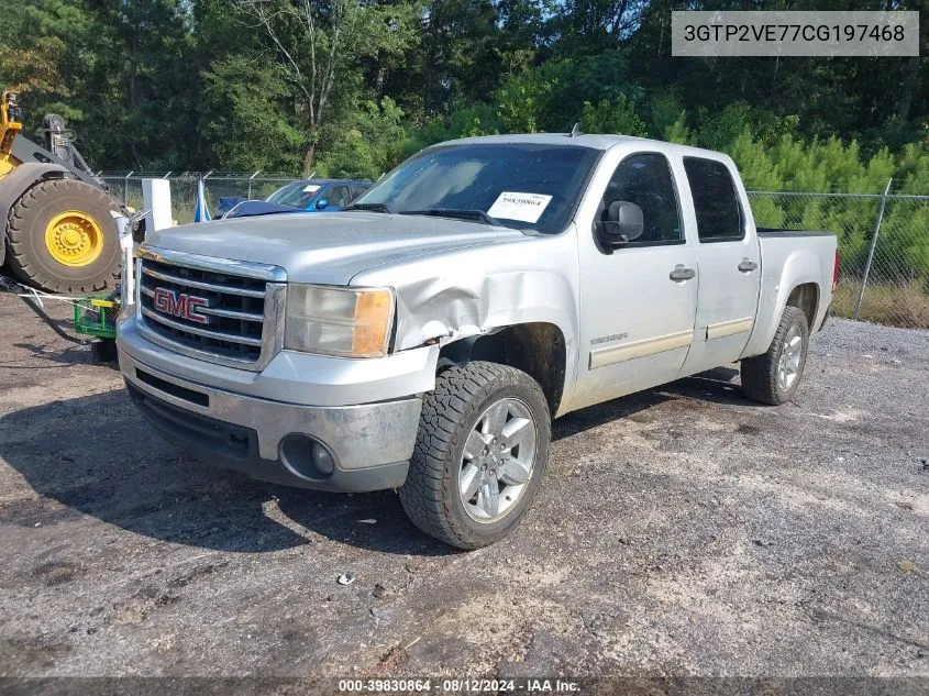 2012 GMC Sierra 1500 Sle VIN: 3GTP2VE77CG197468 Lot: 39830864