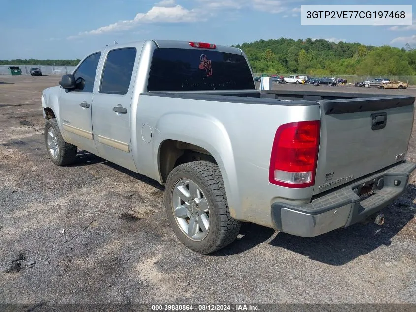 3GTP2VE77CG197468 2012 GMC Sierra 1500 Sle