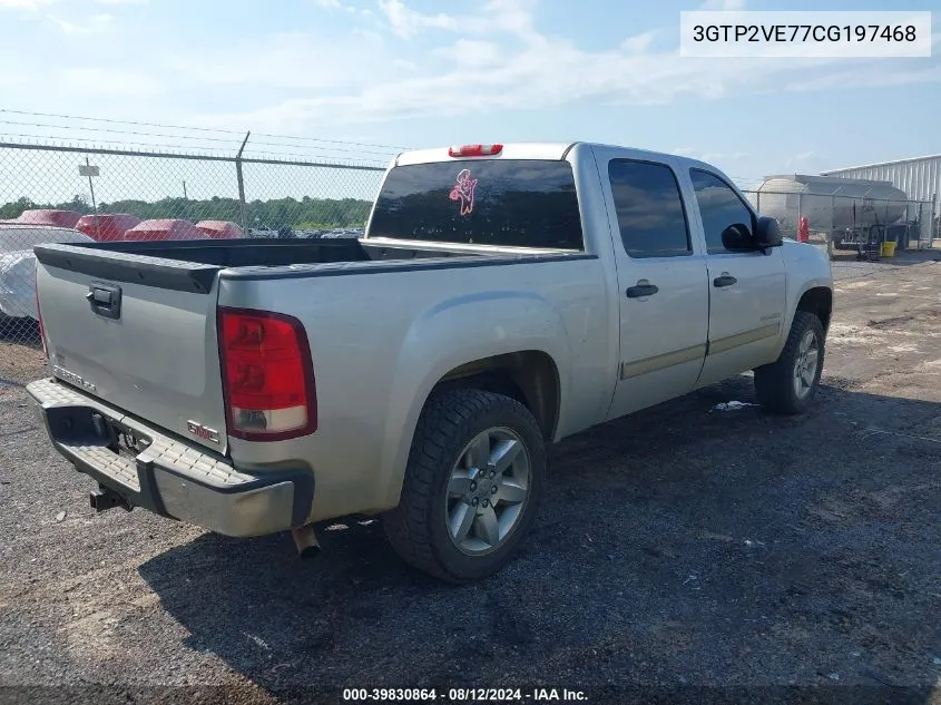 2012 GMC Sierra 1500 Sle VIN: 3GTP2VE77CG197468 Lot: 39830864