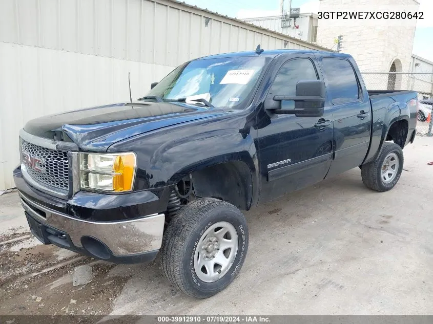 2012 GMC Sierra 1500 Slt VIN: 3GTP2WE7XCG280642 Lot: 39912910