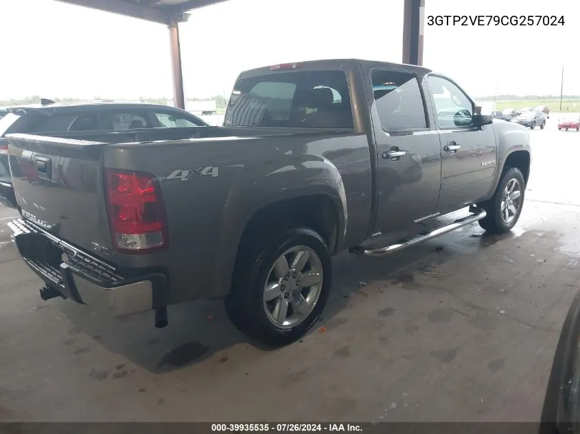 2012 GMC Sierra 1500 Sle VIN: 3GTP2VE79CG257024 Lot: 39935535