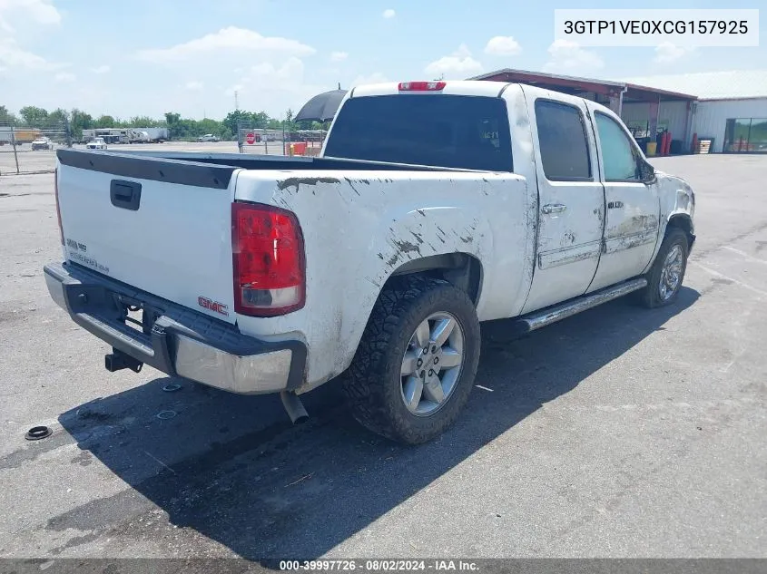 2012 GMC Sierra 1500 Sle VIN: 3GTP1VE0XCG157925 Lot: 39997726