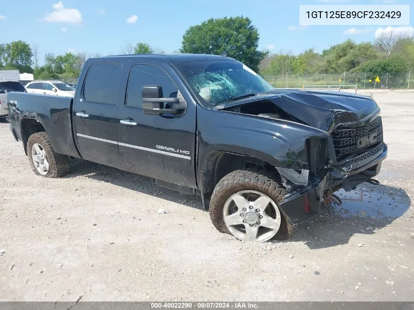 2012 GMC Sierra 2500Hd Denali VIN: 1GT125E89CF232429 Lot: 40022290