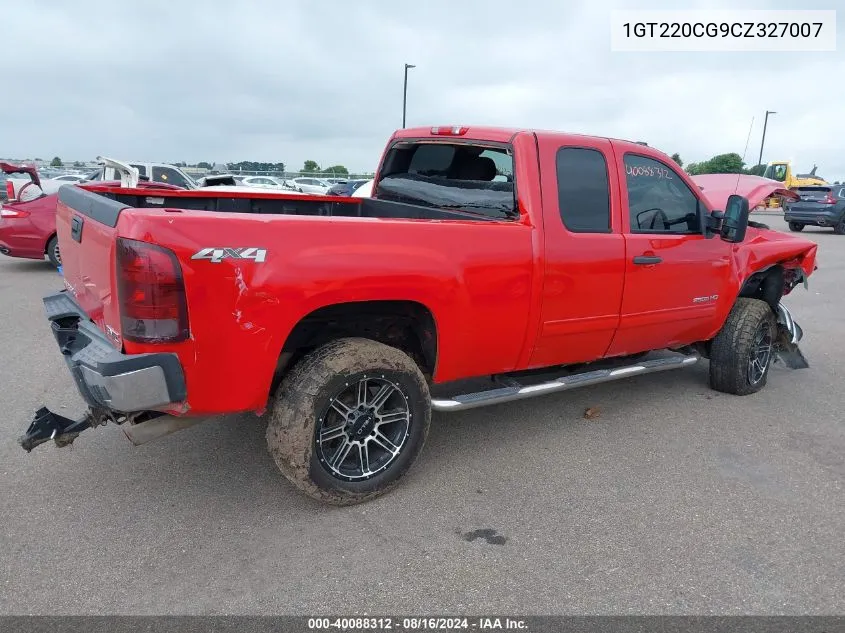 2012 GMC Sierra 2500Hd Sle VIN: 1GT220CG9CZ327007 Lot: 40088312