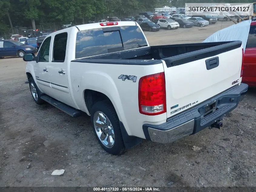 3GTP2VE71CG124127 2012 GMC Sierra 1500 Sle