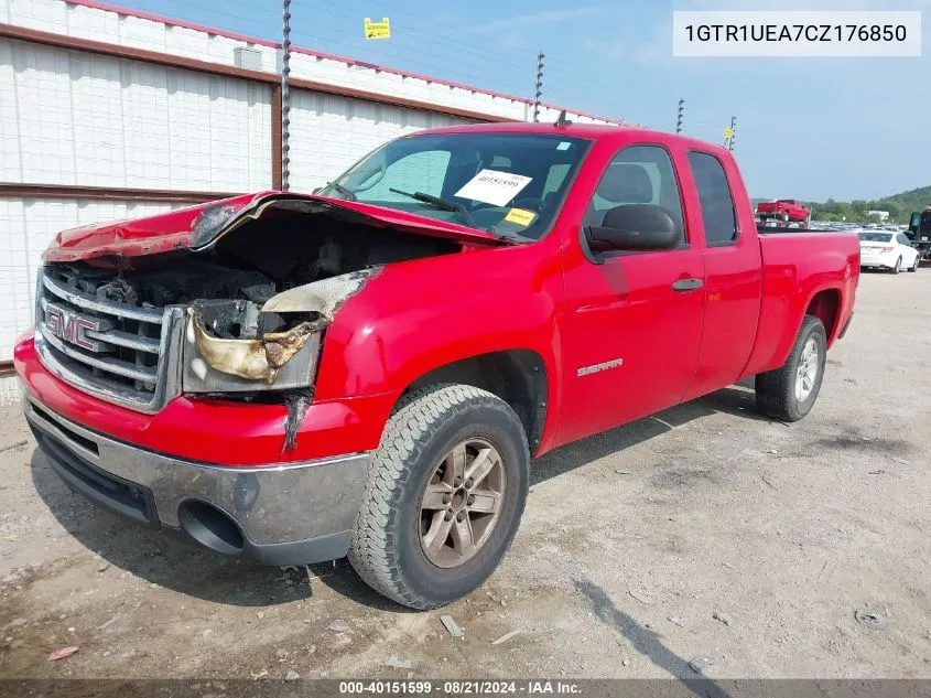 1GTR1UEA7CZ176850 2012 GMC Sierra C1500 Sl