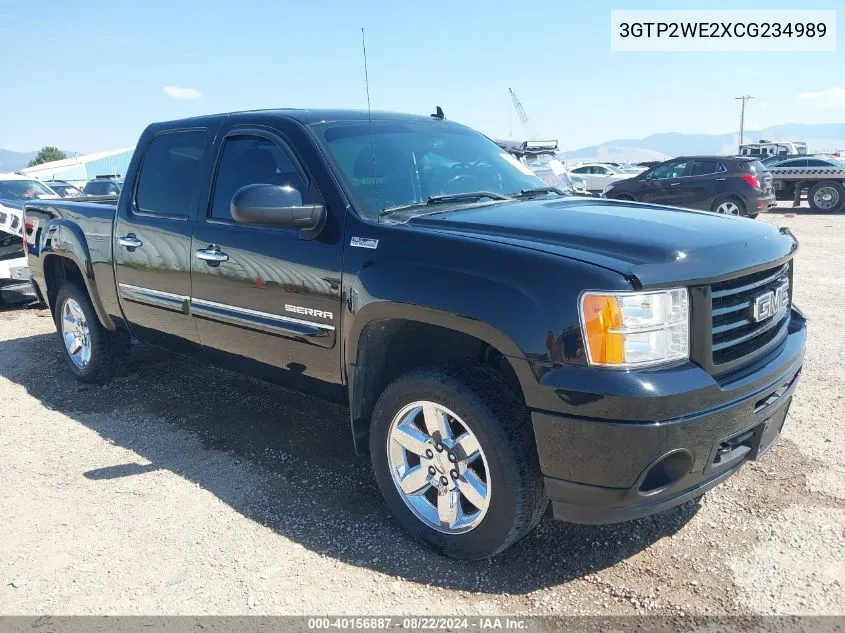 2012 GMC Sierra 1500 Slt VIN: 3GTP2WE2XCG234989 Lot: 40156887