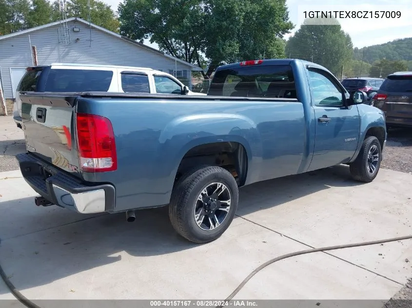 2012 GMC Sierra 1500 Work Truck VIN: 1GTN1TEX8CZ157009 Lot: 40157167