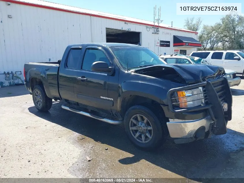 2012 GMC Sierra K1500 Sle VIN: 1GTR2VE75CZ163974 Lot: 40163969