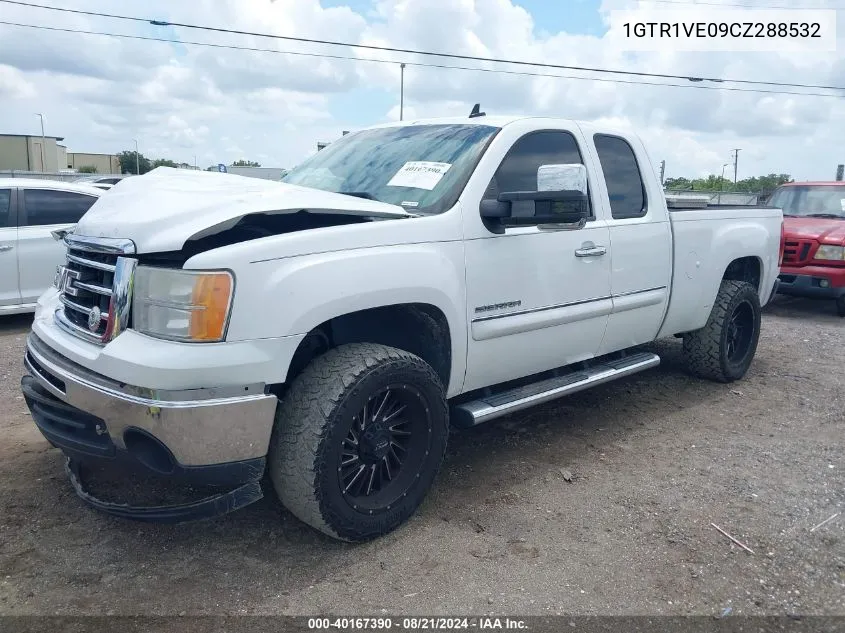 2012 GMC Sierra 1500 Sle VIN: 1GTR1VE09CZ288532 Lot: 40167390