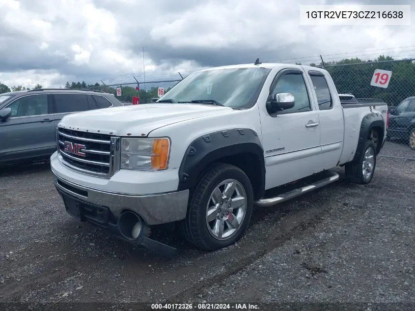 2012 GMC Sierra 1500 Sle VIN: 1GTR2VE73CZ216638 Lot: 40172326