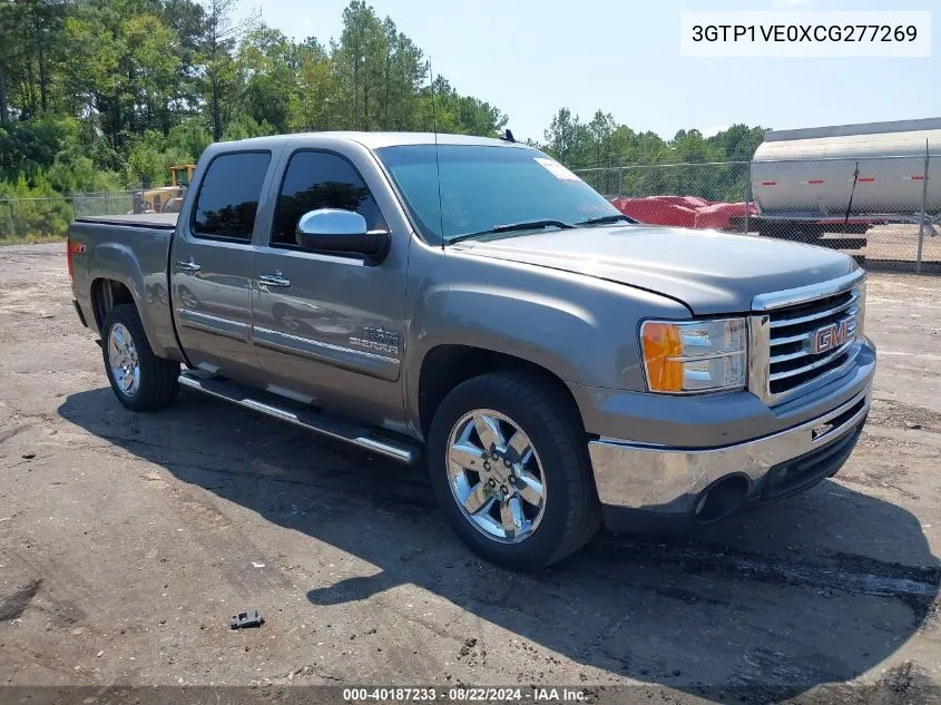 2012 GMC Sierra 1500 Sle VIN: 3GTP1VE0XCG277269 Lot: 40187233