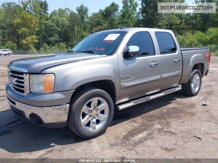 2012 GMC Sierra 1500 Sle VIN: 3GTP1VE0XCG277269 Lot: 40187233