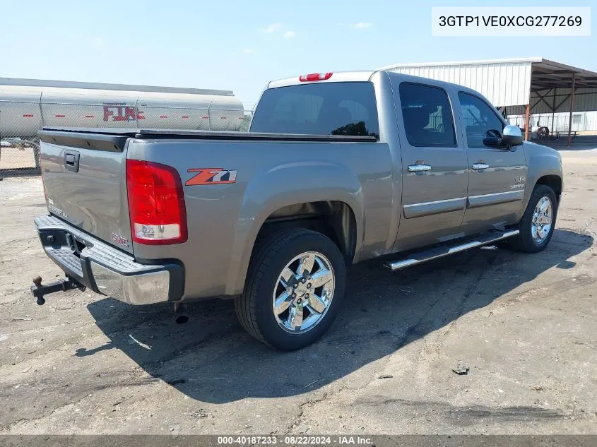 2012 GMC Sierra 1500 Sle VIN: 3GTP1VE0XCG277269 Lot: 40187233