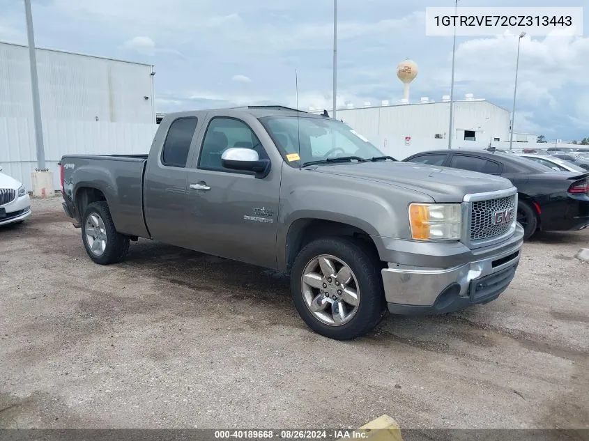 2012 GMC Sierra 1500 Sle VIN: 1GTR2VE72CZ313443 Lot: 40189668