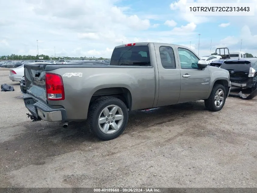 2012 GMC Sierra 1500 Sle VIN: 1GTR2VE72CZ313443 Lot: 40189668