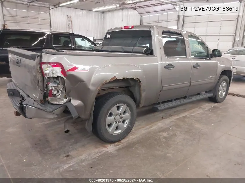 3GTP2VE79CG183619 2012 GMC Sierra 1500 Sle