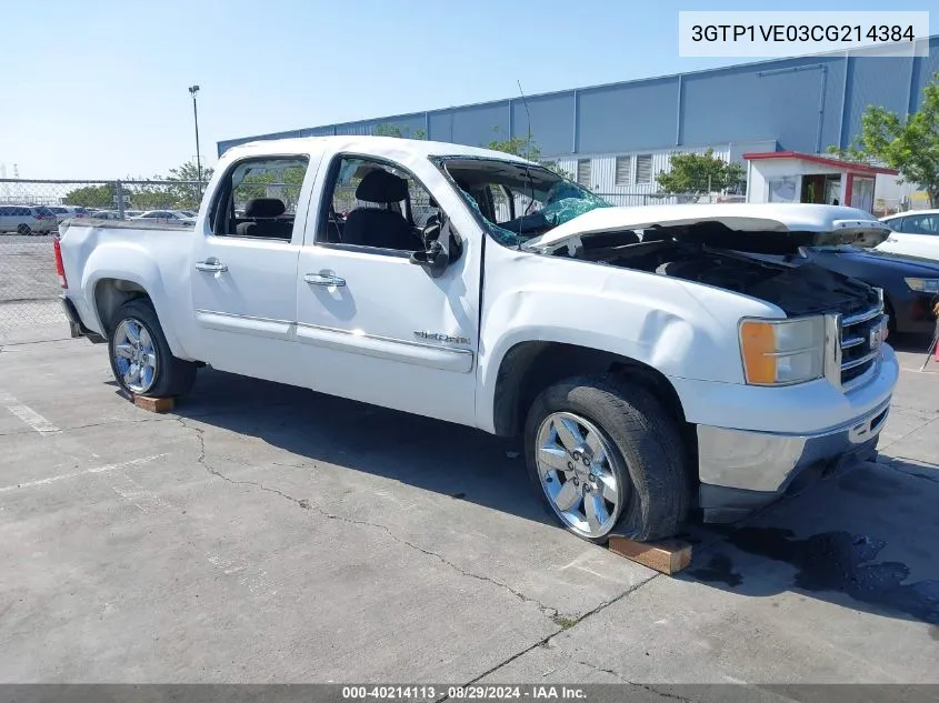 3GTP1VE03CG214384 2012 GMC Sierra 1500 Sle