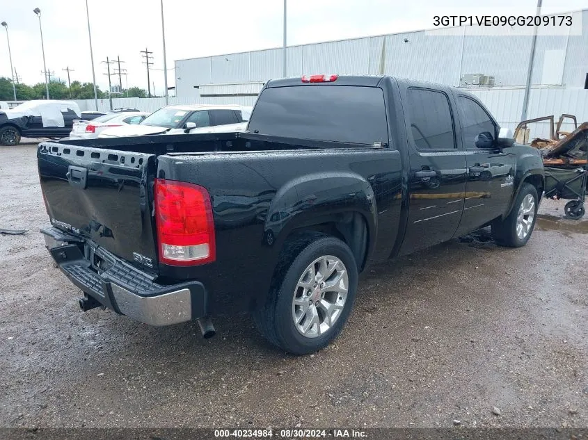 2012 GMC Sierra 1500 Sle VIN: 3GTP1VE09CG209173 Lot: 40234984