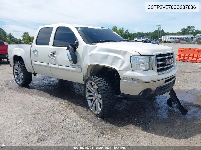 3GTP2VE70CG287836 2012 GMC Sierra 1500 Sle