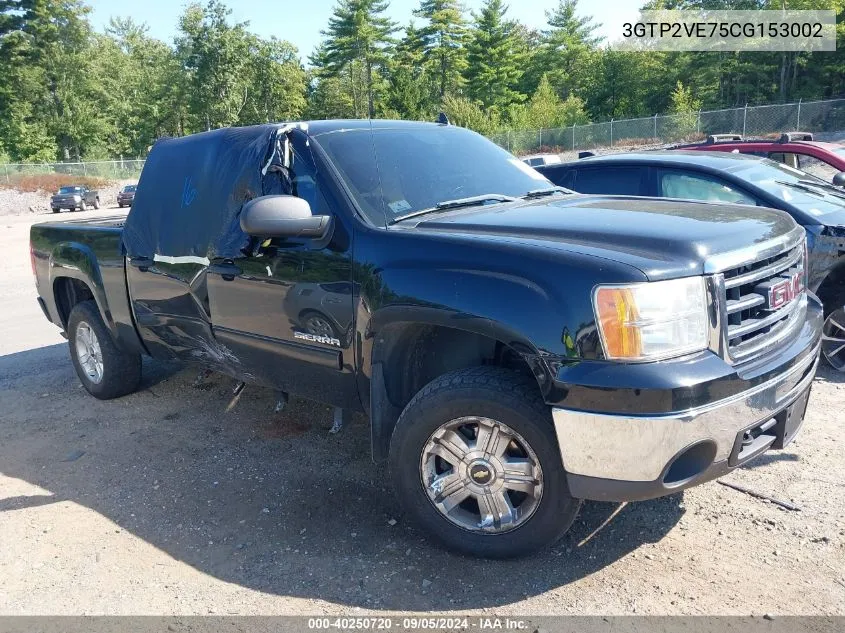 3GTP2VE75CG153002 2012 GMC Sierra 1500 Sle