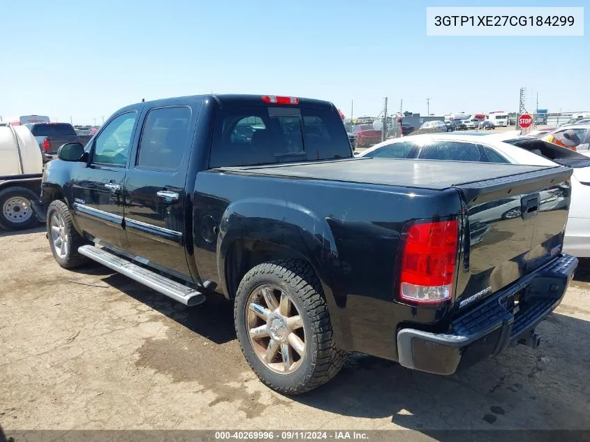 2012 GMC Sierra 1500 Denali VIN: 3GTP1XE27CG184299 Lot: 40269996