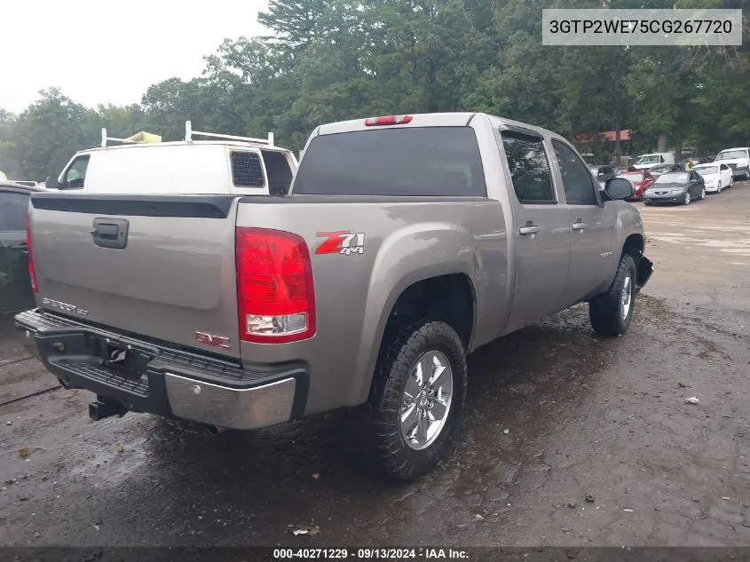 2012 GMC Sierra 1500 Slt VIN: 3GTP2WE75CG267720 Lot: 40271229