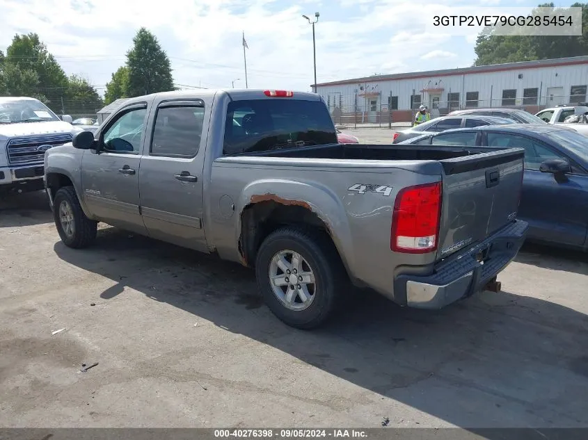 2012 GMC Sierra 1500 Sle VIN: 3GTP2VE79CG285454 Lot: 40276398