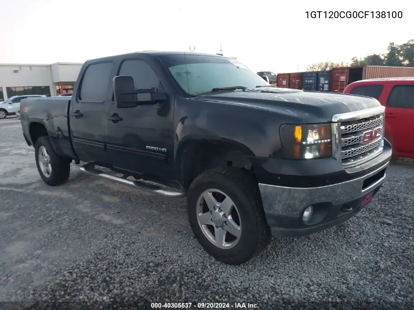 2012 GMC Sierra 2500Hd Sle VIN: 1GT120CG0CF138100 Lot: 40305537