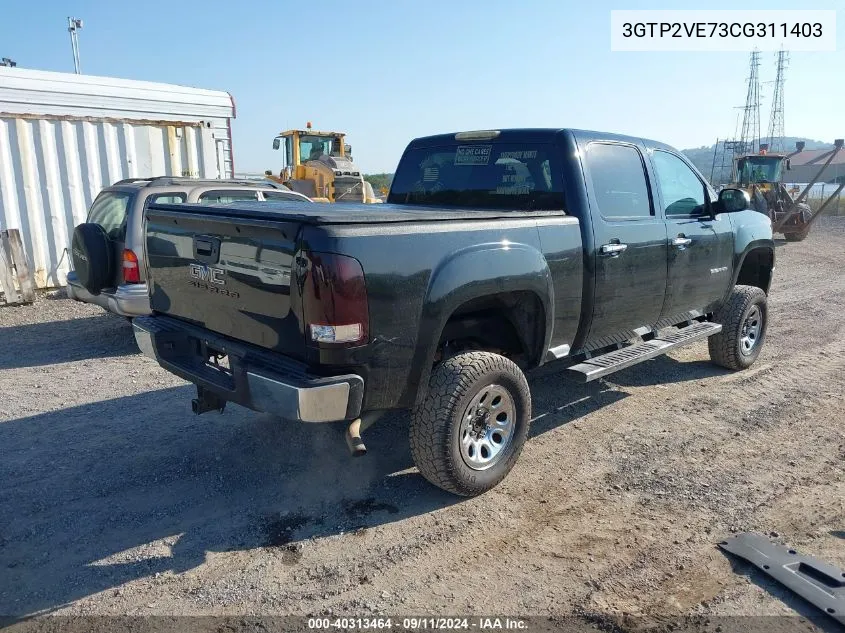 3GTP2VE73CG311403 2012 GMC Sierra 1500 Sle