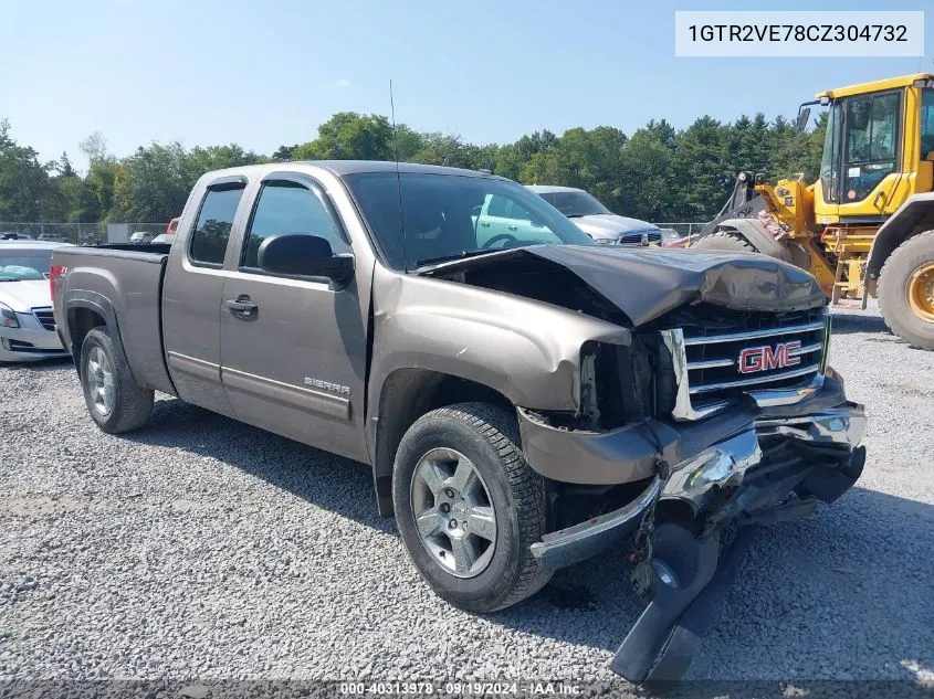 2012 GMC Sierra 1500 Sle VIN: 1GTR2VE78CZ304732 Lot: 40313978