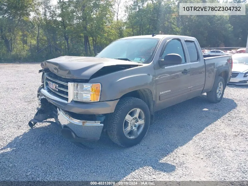 2012 GMC Sierra 1500 Sle VIN: 1GTR2VE78CZ304732 Lot: 40313978