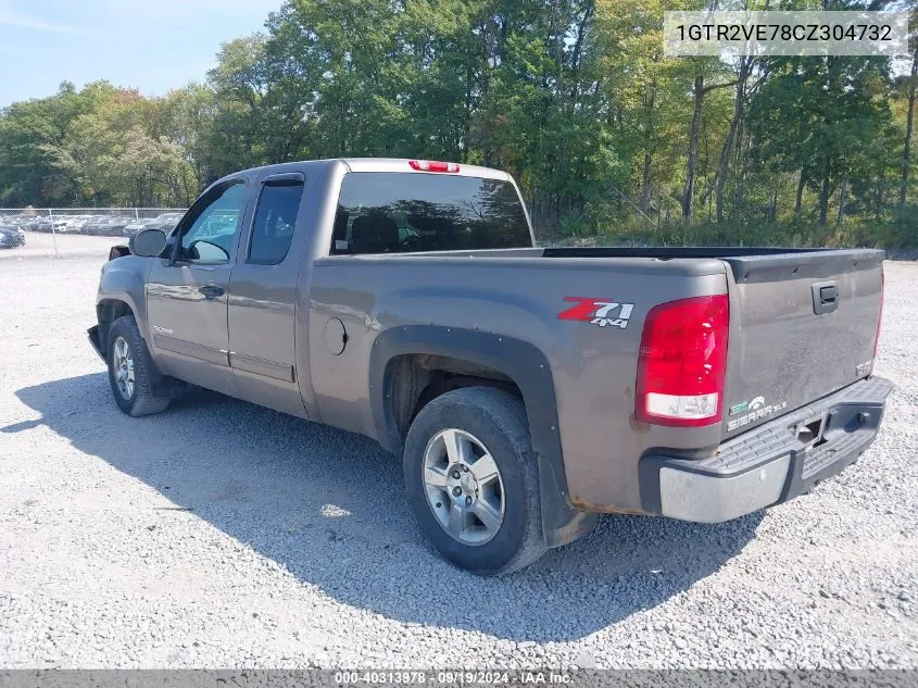 2012 GMC Sierra 1500 Sle VIN: 1GTR2VE78CZ304732 Lot: 40313978