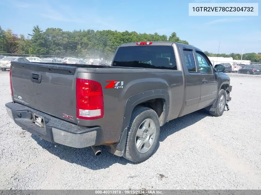 1GTR2VE78CZ304732 2012 GMC Sierra 1500 Sle